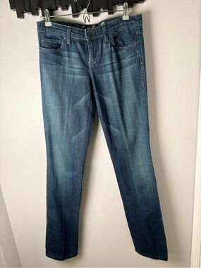 Juicy Couture The Cali Women's Straight-Leg Mid Wash Blue Jeans Size 28